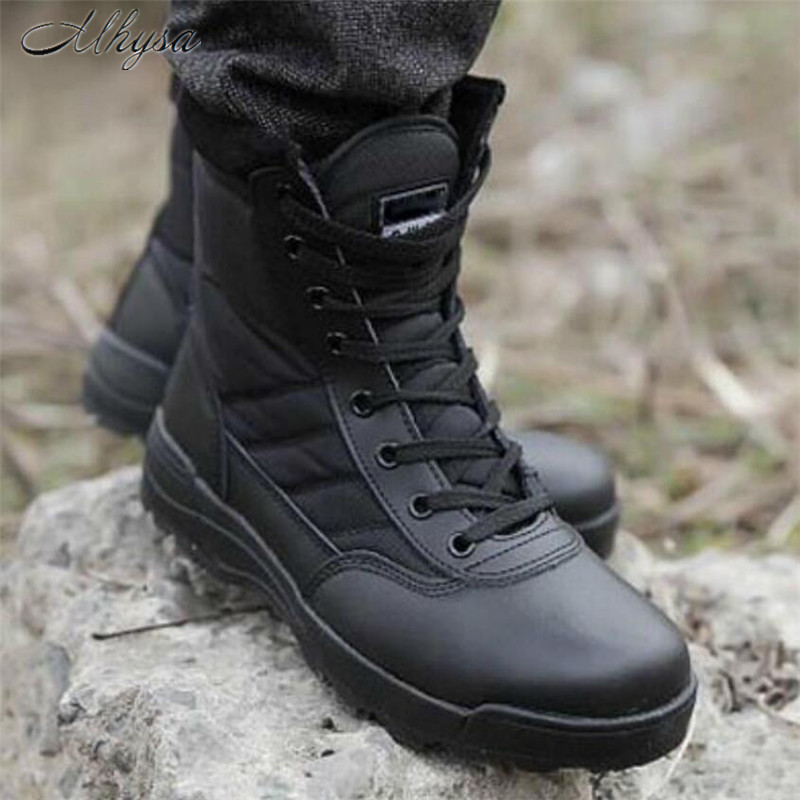 MEN DESERT TACTICAL MILITARY BOOTS MENS WORK SAFTY SHOES BOOT  ANKLE LACE-UP COMBAT BOOTS